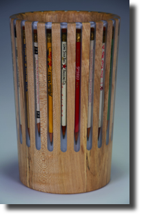The (Un)Written Word
Maple, vintage pencils, resin, paint
11 X 7.25 Inches 
2019